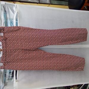 H&M stretch pattern capris size 10